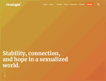 Tablet Screenshot of firstlightstlouis.org